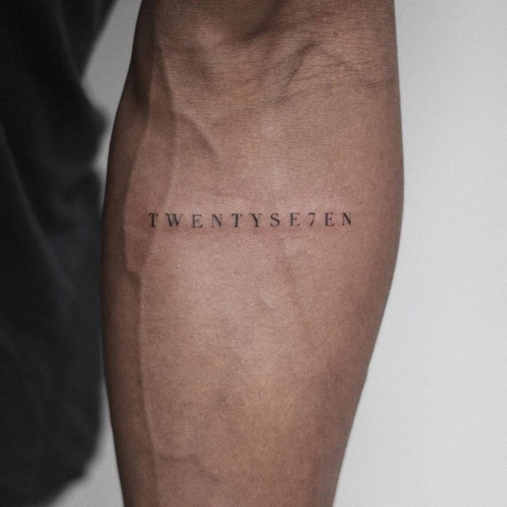 Tatuajes minimalistas hombre